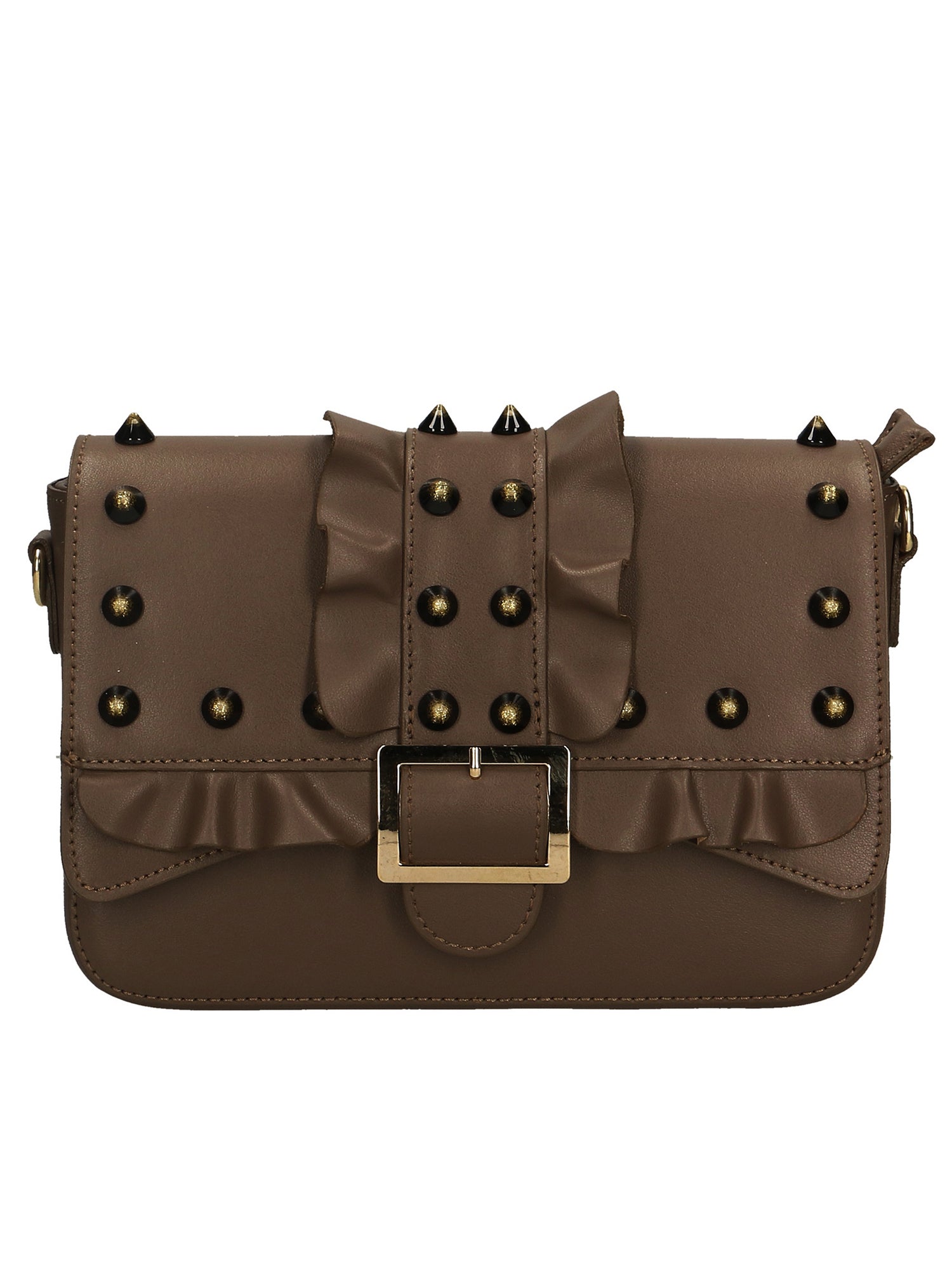 Morena Borsa a spalla da donna Vera pelle 1817-T.MORO DARK BROWN Gave Lux