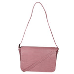Azzurra Borsa a spalla da donna Vera pelle croco 05699- C73 ROSA ANTICO Gave Lux