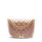 Borsa a mano da donna 100% PVC FLAT ZOE-TERRA + OFF GOLD Marc Ellis