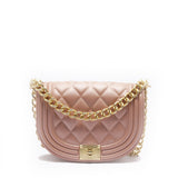 Borsa a mano da donna 100% PVC FLAT ZOE-TERRA + OFF GOLD Marc Ellis