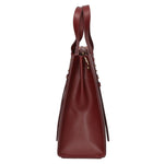 Borsa a mano da donna 100% pelle MYB-8002-FW-PL34 BORDEAUX My Best Bag