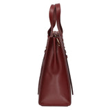 Borsa a mano da donna 100% pelle MYB-8002-FW-PL34 BORDEAUX My Best Bag