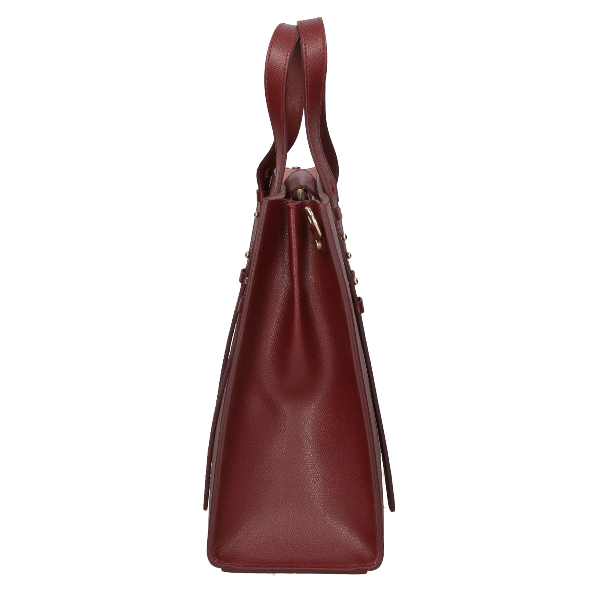 Borsa a mano da donna 100% pelle MYB-8002-FW-PL34 BORDEAUX My Best Bag