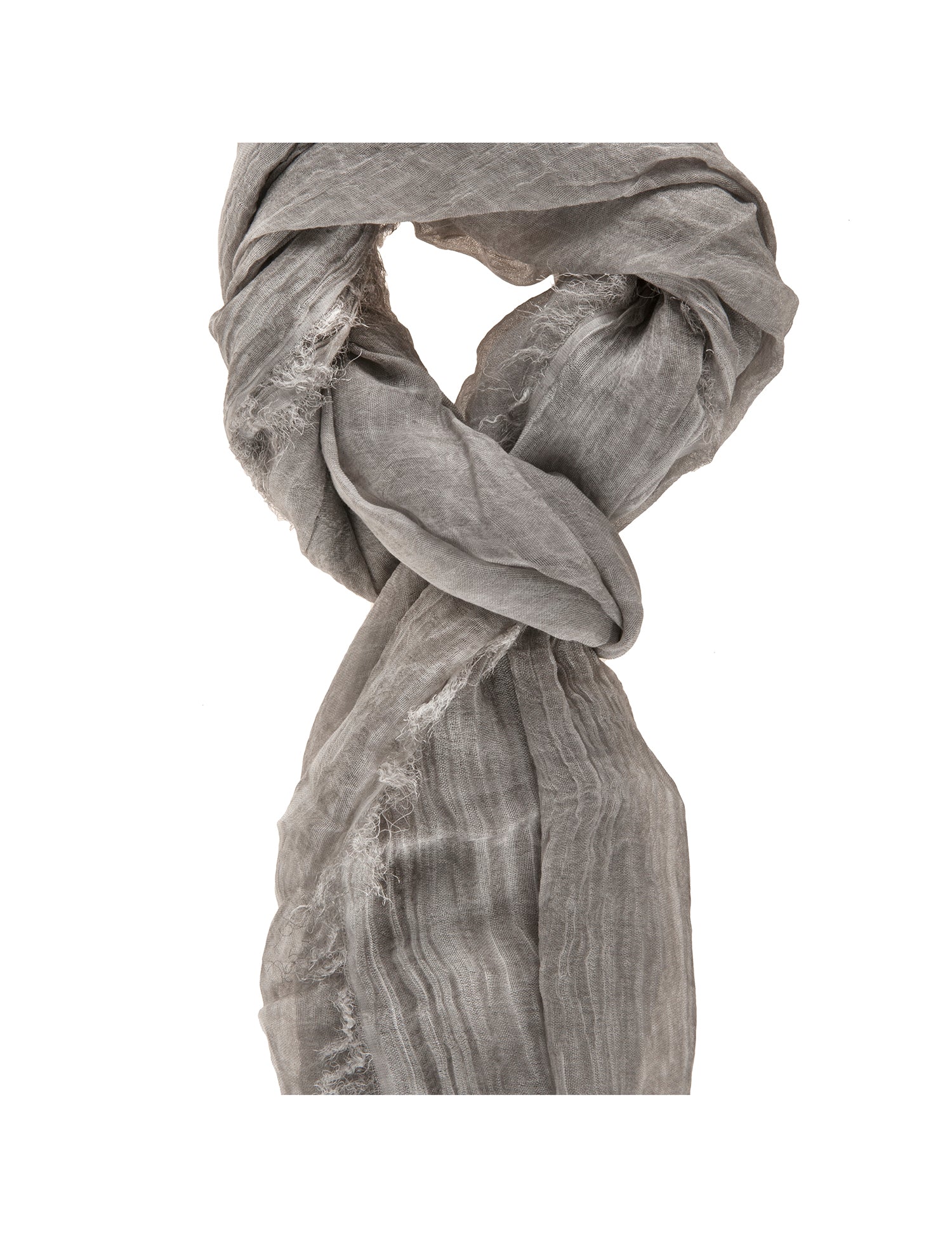 Sasha L1009-TAUPE Foulard unisex in cotone e seta Gave Lux
