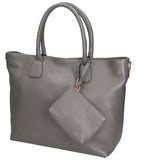 Sylvie Unisex Handbag in Genuine Leather Made in Italy 34x30x9 cm