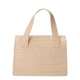Borsa a mano da donna Pelle goffrata MYB-7036-SS-C37 BEIGE BEIGE My Best Bag