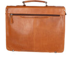 Borsa da lavoro uomo in vera pelle RFID HILB-3154-CUOIO Hill Burry