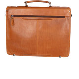 Borsa da lavoro uomo in vera pelle RFID HILB-3154-CUOIO Hill Burry