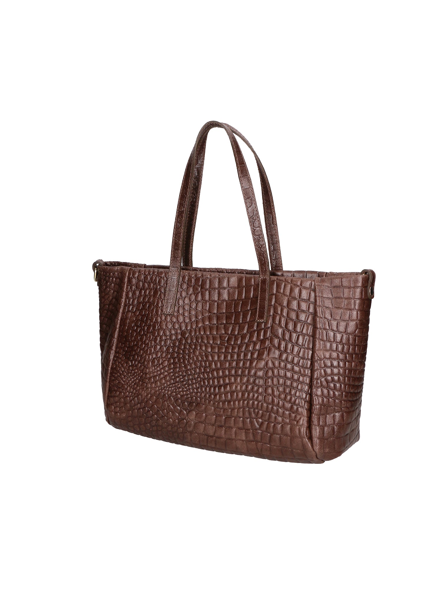 Lorella Borsa a spalla da donna Vera pelle croco 06499-015 T.MORO Gave Lux