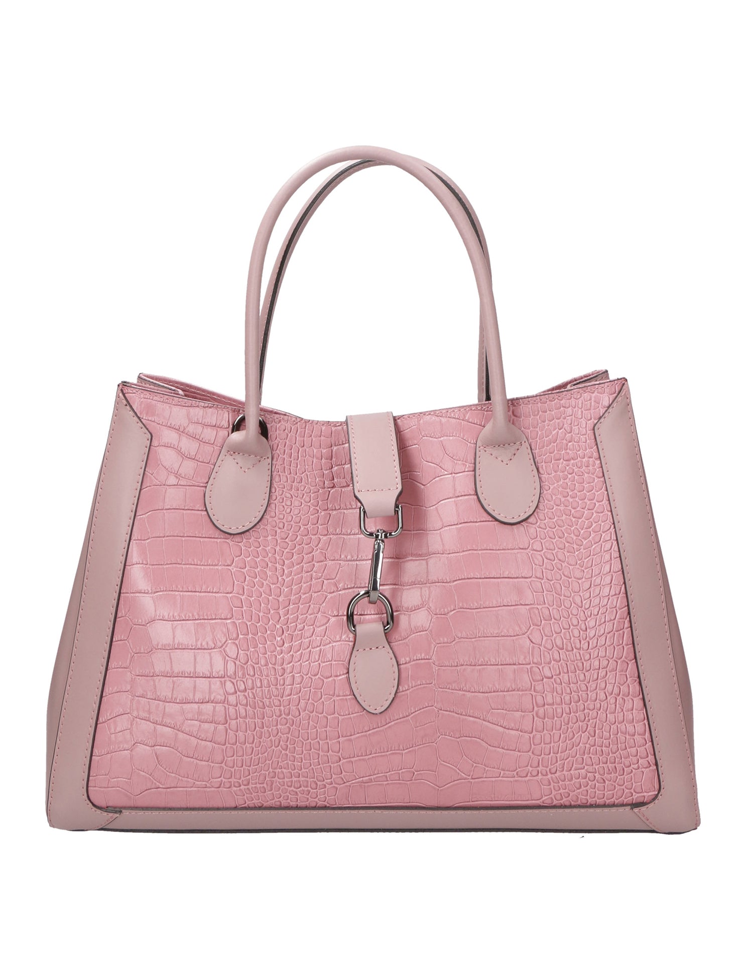 Aurora Borsa a mano da donna Vera pelle croco 05698- C73 ROSA ANTICO Gave Lux