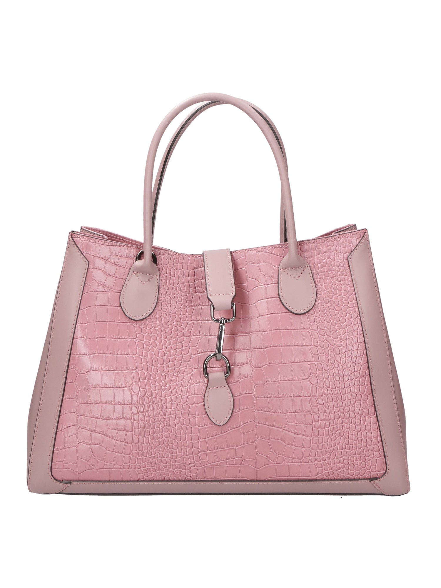 Aurora Borsa a mano da donna Vera pelle croco 05698- C73 ROSA ANTICO Gave Lux