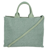 Borsa a mano da donna Misto pelle e tessuto MYB-05117-SS-331+S96 MENTA My Best Bag