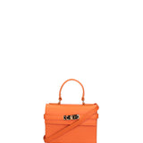 Borsa a mano da donna In Vera pelle Made in Italy 18x13,5x6 cm