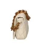 Adriana Borsa a mano da donna Vera pelle 04539-S37 LATTE Gave Lux