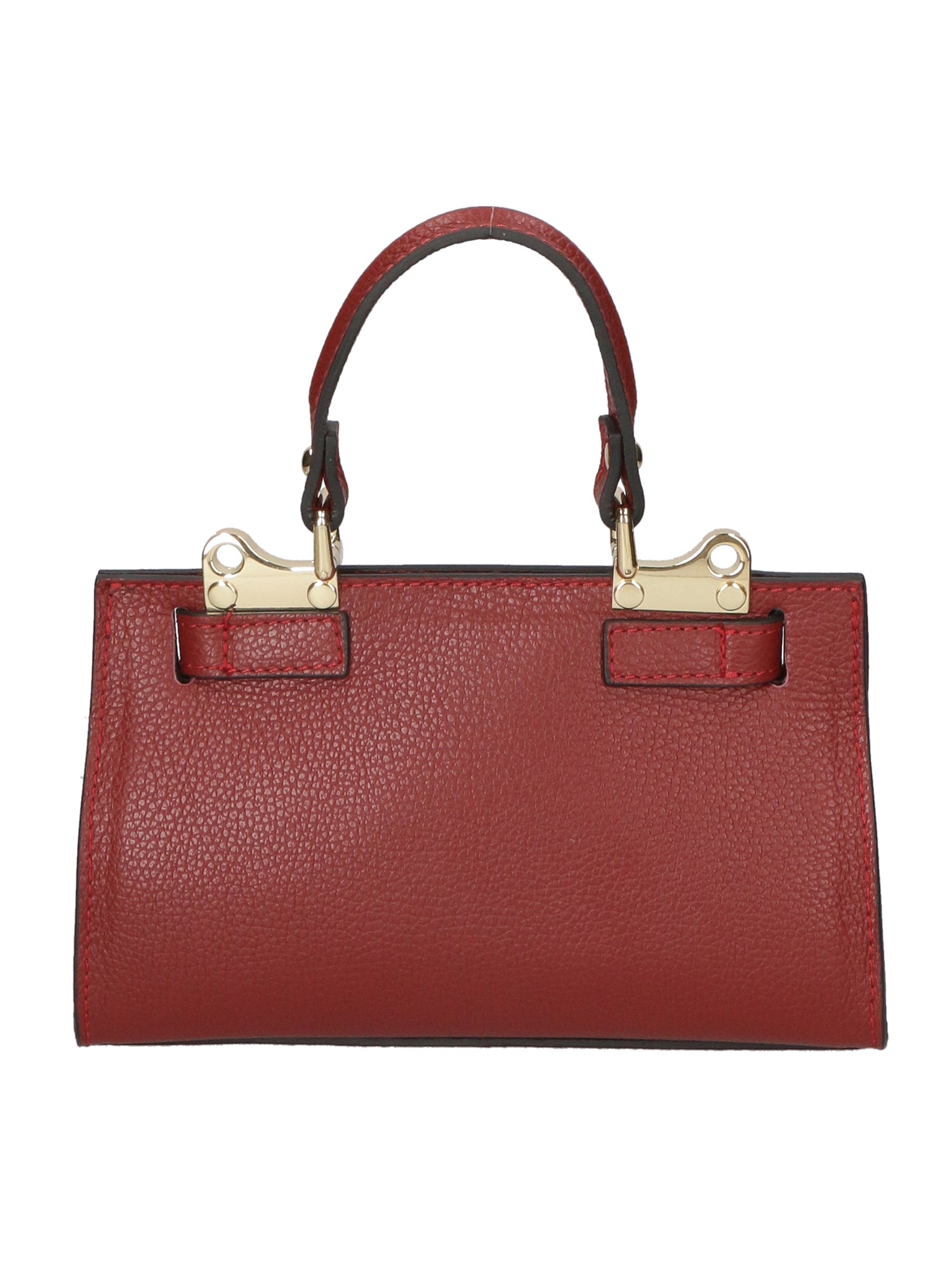 Noel Borsa a mano da donna Vera pelle 04265-D10 ROSSO SCURO DARK RED Gave Lux