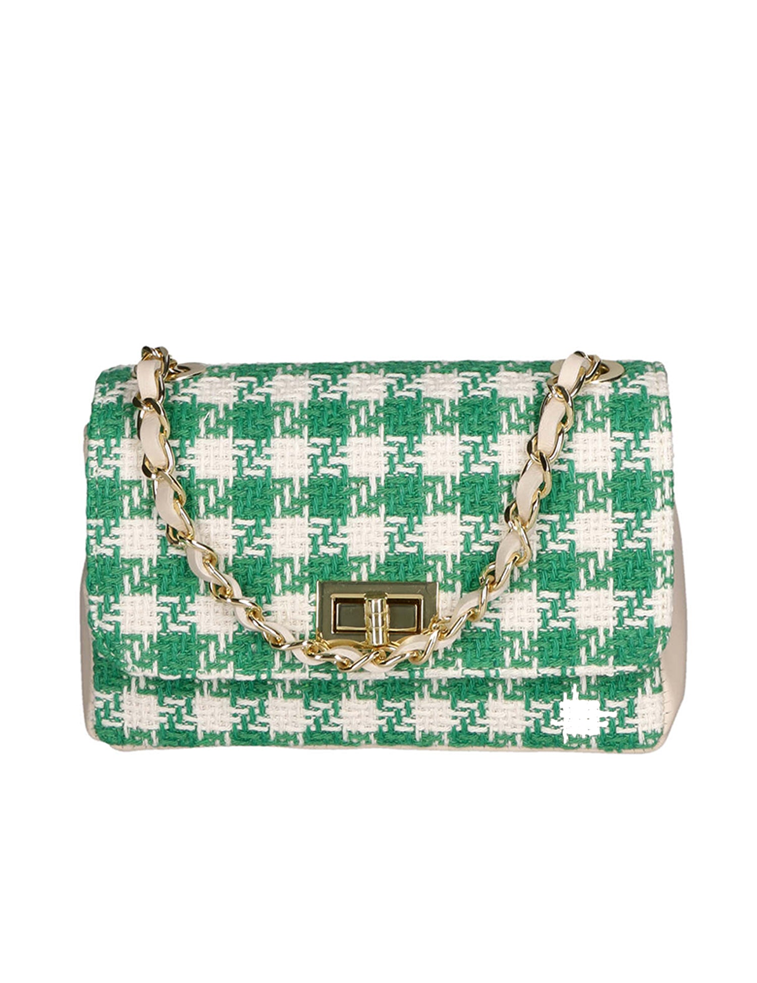 Aurélie Borsa a spalla da donna Cotone 05015-14 VERDE BOTTIGLIA Gave Lux