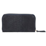 Carmela Portafoglio donna vera pelle Zip 10033-BLU Gave Lux