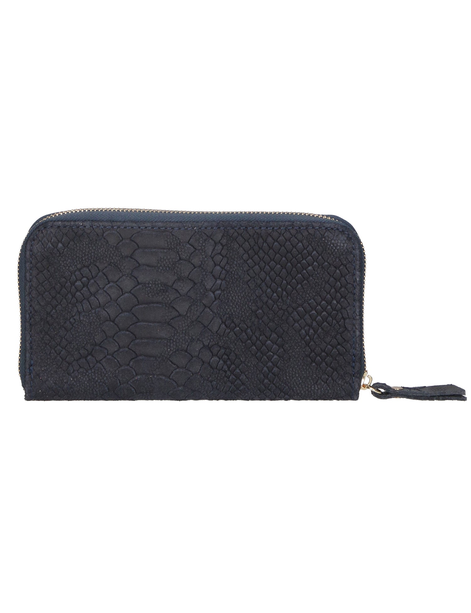 Carmela Portafoglio donna vera pelle Zip 10033-BLU Gave Lux