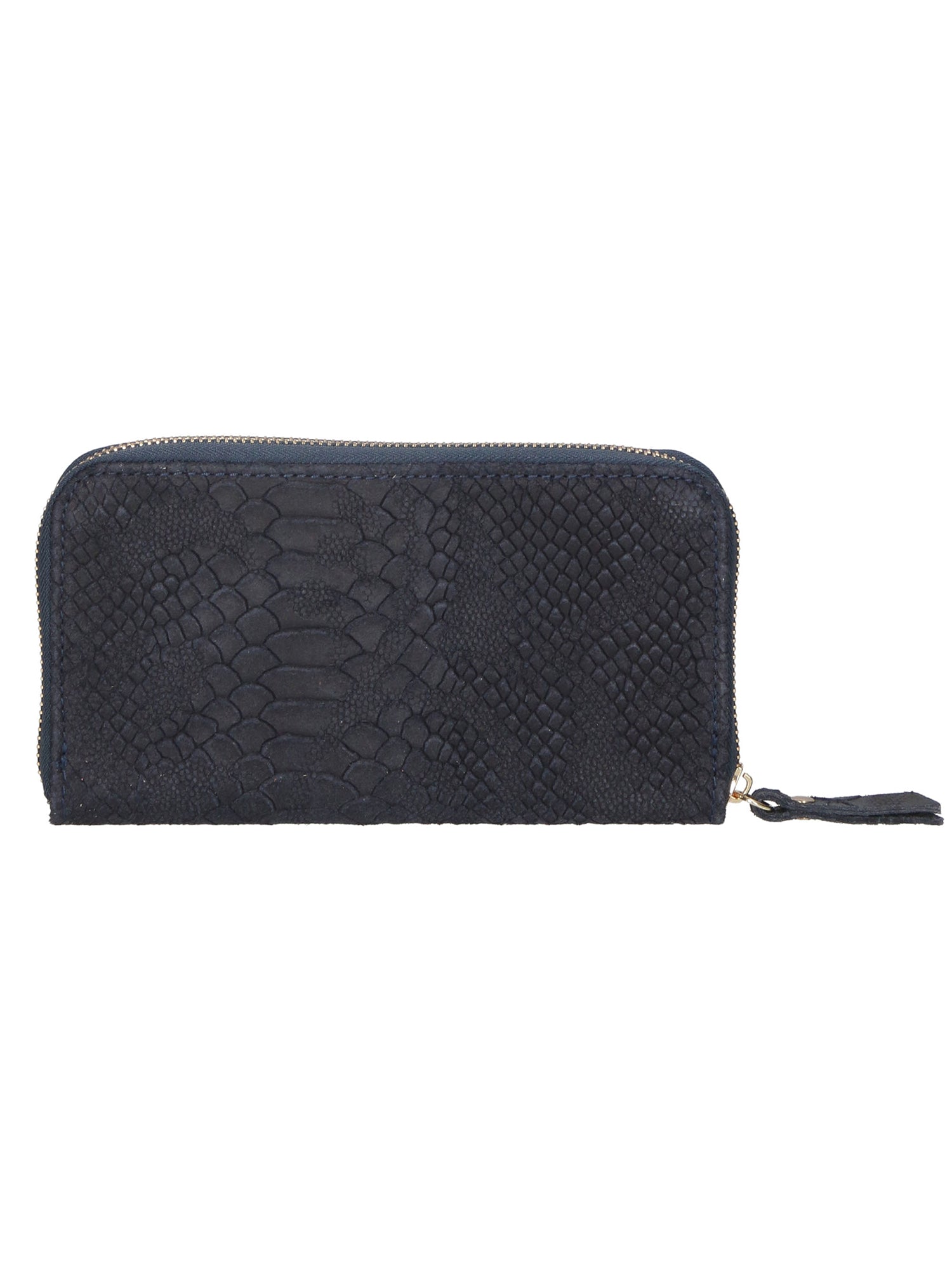 Carmela Portafoglio donna vera pelle Zip 10033-BLU Gave Lux