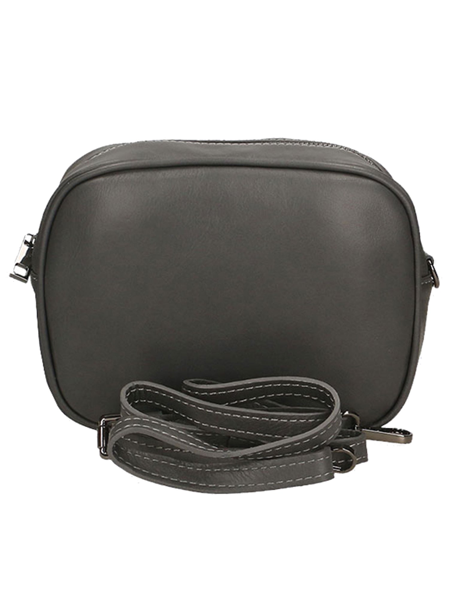 Magda Borsa a spalla da donna Vera pelle 532132-GRIGIO Gave Lux