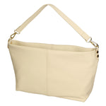 Ginevra Borsa a spalla da donna Vera pelle 05936-S37 LATTE Gave Lux