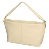Ginevra Borsa a spalla da donna Vera pelle 05936-S37 LATTE Gave Lux