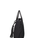 Borsa a mano da donna 100% vera pelle JR-W-1120-TP-BLACK + SILVER John Richmond