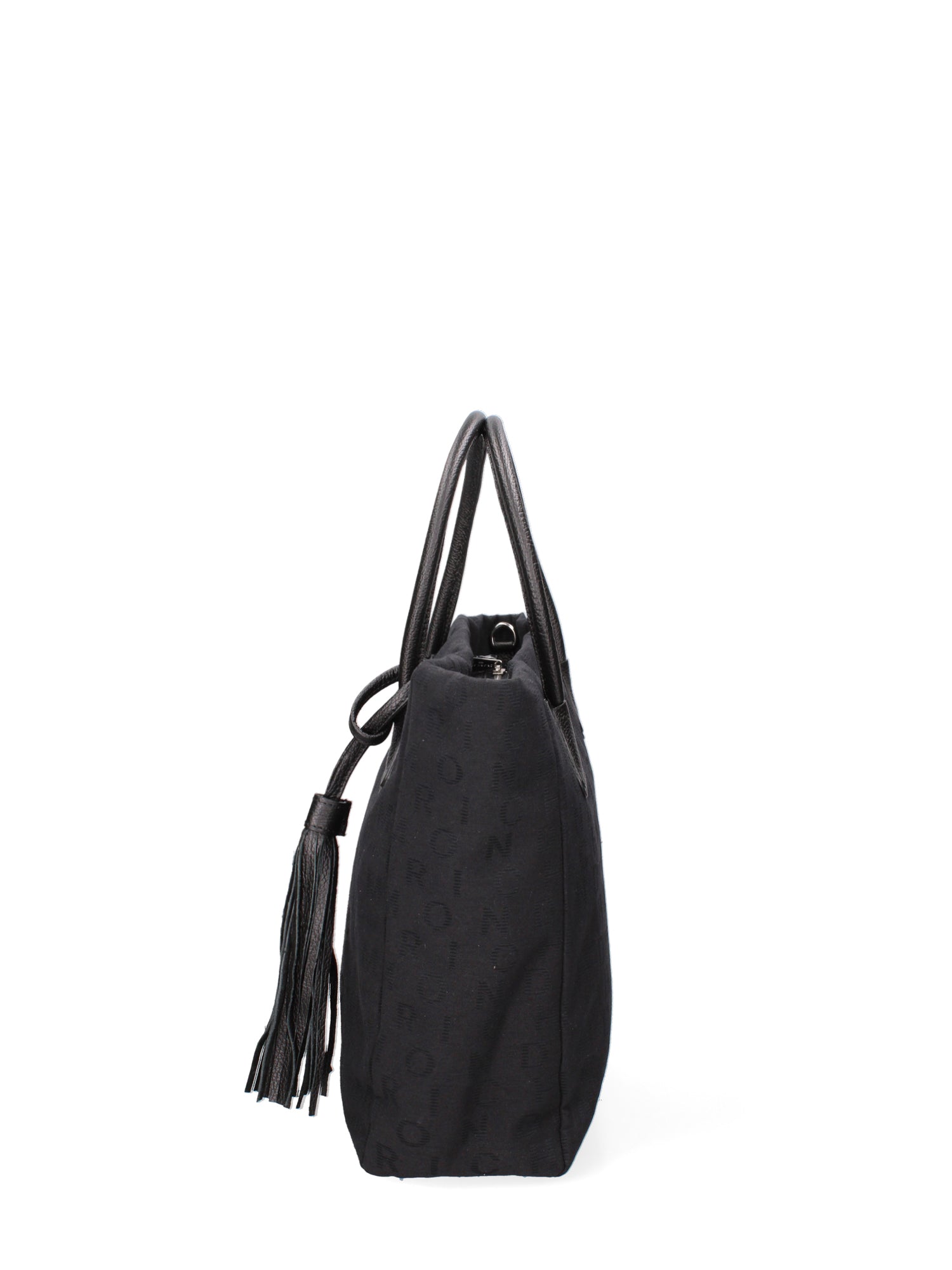 Borsa a mano da donna 100% vera pelle JR-W-1120-TP-BLACK + SILVER John Richmond