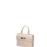 Women's handbag in genuine leather Made in Italy 18x13.5x6 cm