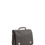 Borsa a mano unisex in vera pelle Made in Italy 4512-NERO Alessia Firenze
