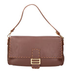 Walda Borsa a spalla da donna Vera pelle 06868-D223 cioccolato Gave Lux