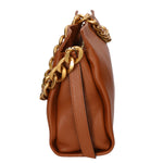 Annalou Borsa a spalla da donna Vera pelle 05417-D17 CUOIO SCURO Gave Lux