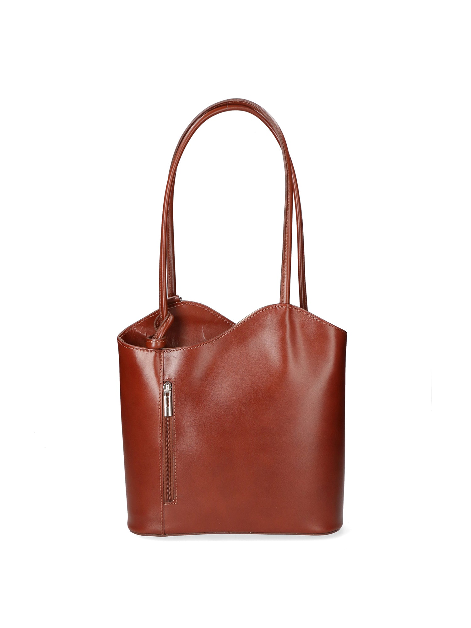 Fabiola Borsa a spalla da donna 100% pelle 9039-MARRONE BROWN Gave Lux