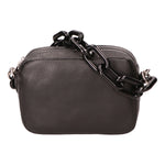Barbara Borsa a spalla da donna Vera pelle 05706-D28 NERO BLACK Gave Lux