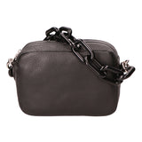 Barbara Borsa a spalla da donna Vera pelle 05706-D28 NERO BLACK Gave Lux