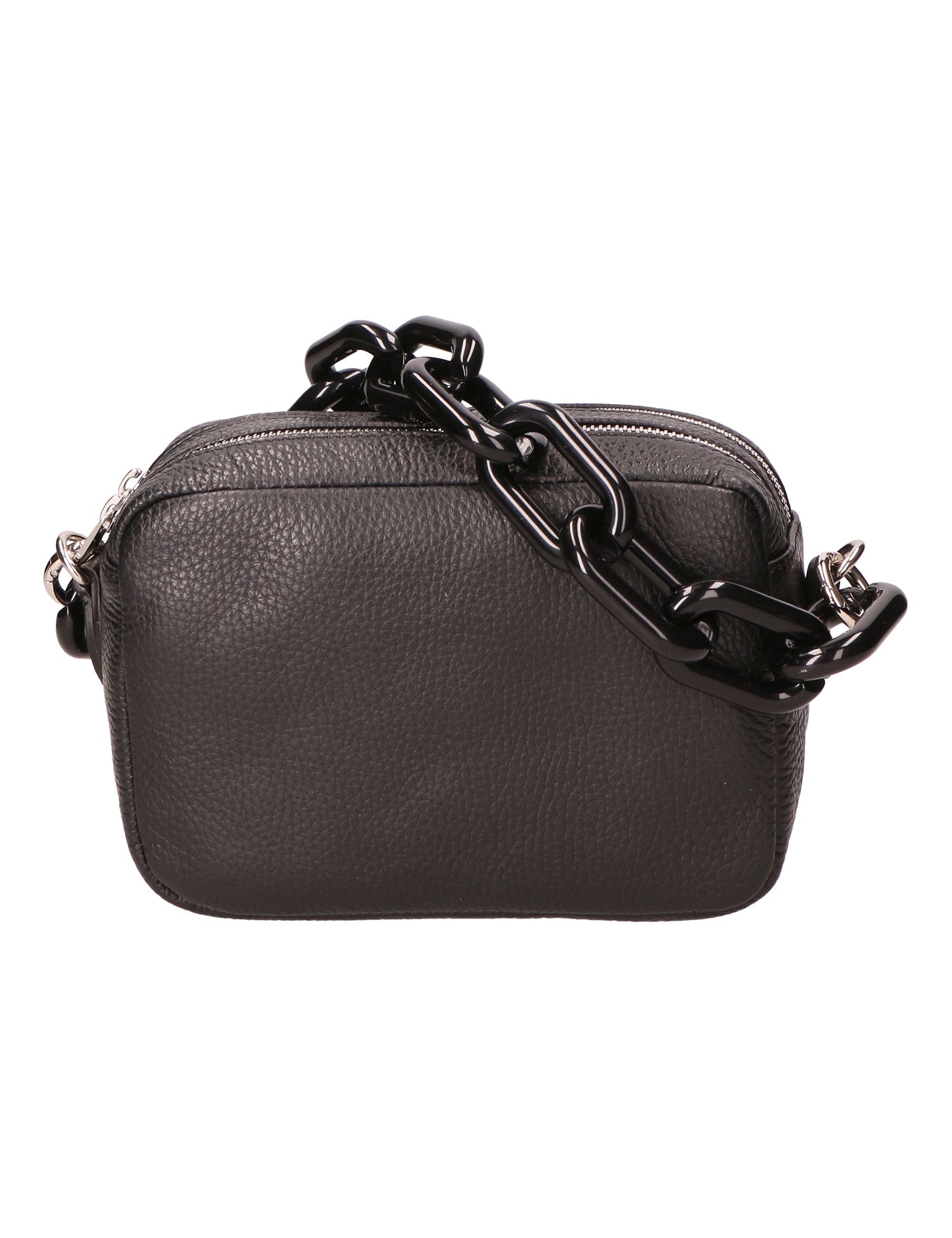 Barbara Borsa a spalla da donna Vera pelle 05706-D28 NERO BLACK Gave Lux