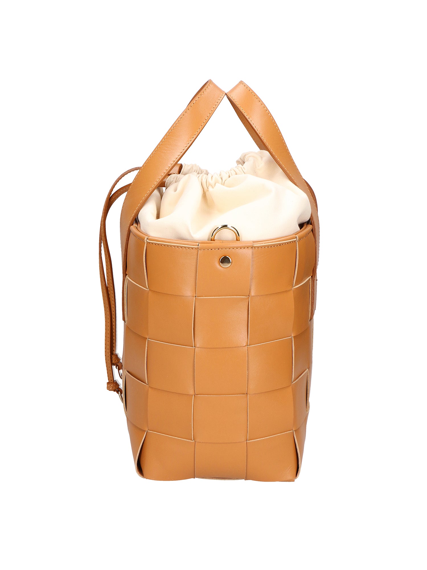 Borsa a mano da donna Vera pelle MYB-7055-SS-CUOIO+BEIGE My Best Bag