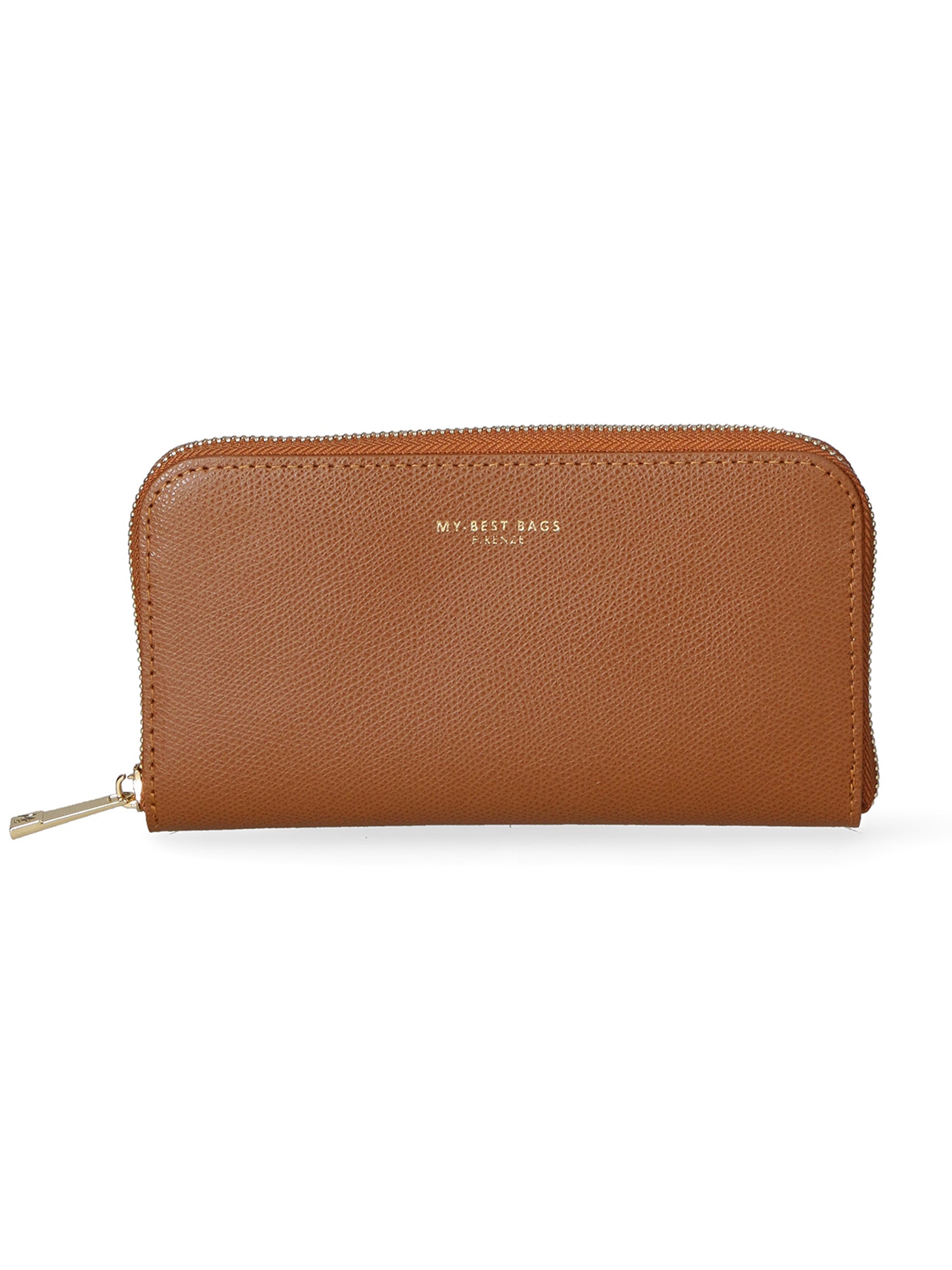 Portafoglio da donna in vera pelle 100% pelle MYB-8054-FW-PL17 TABACCO My Best Bag