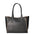 Borsa a spalla da donna 100% pelle riciclata 07225-Nero Viola Castellani