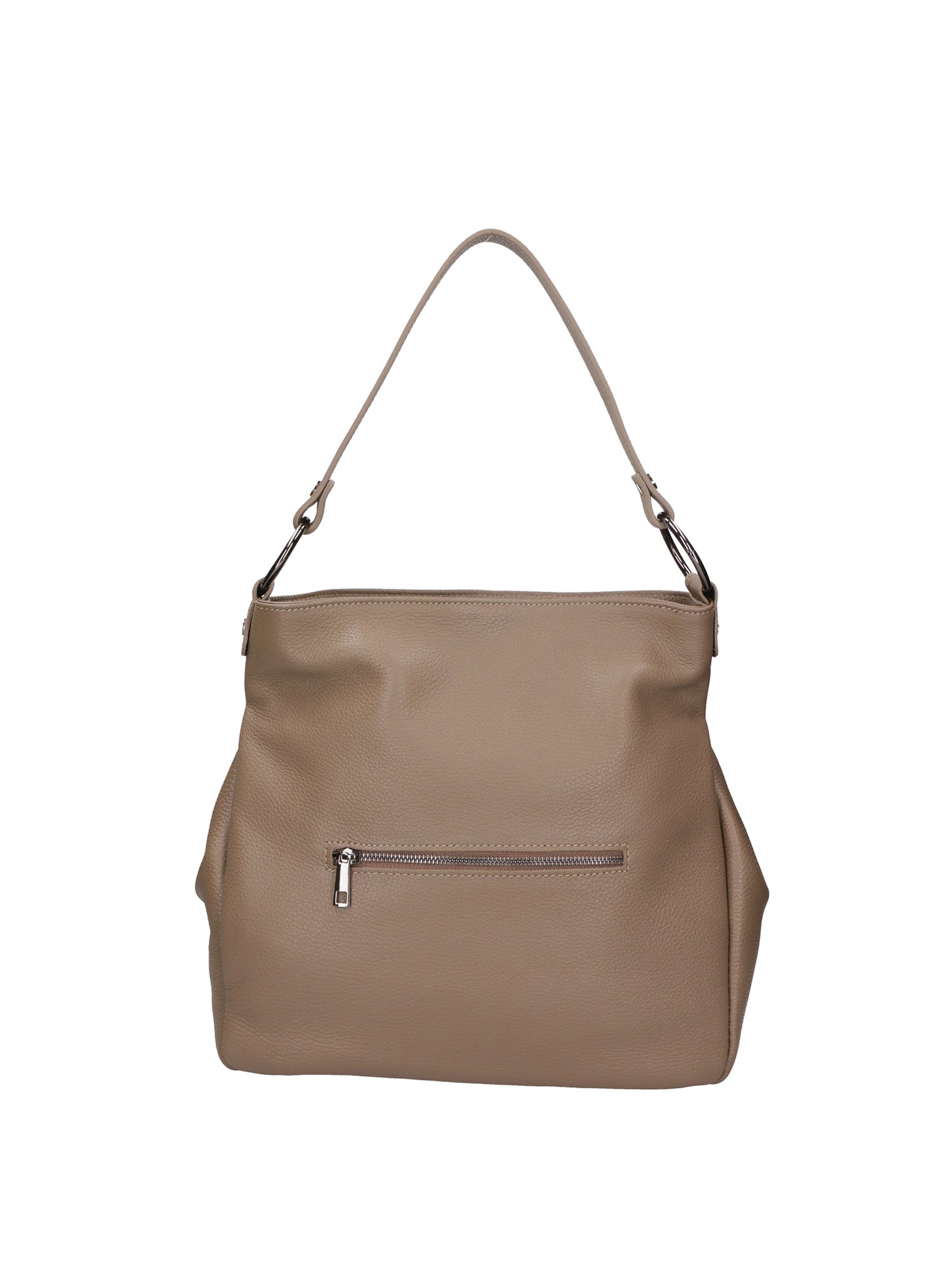 Bea Borsa a spalla da donna 100% pelle 05710-D40 TAUPE TAUPE Gave Lux
