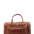 Borsa da viaggio unisex in vera pelle 100% cotone 4045-MARRONE Alessia Firenze