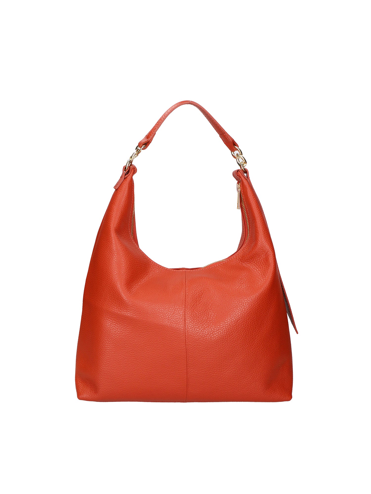 Ursula Borsa a spalla da donna Vera pelle 06673-D61 MATTONE(HP) Gave Lux