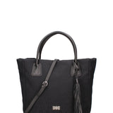 Borsa a mano da donna 100% vera pelle JR-W-1120-TP-BLACK + SILVER John Richmond