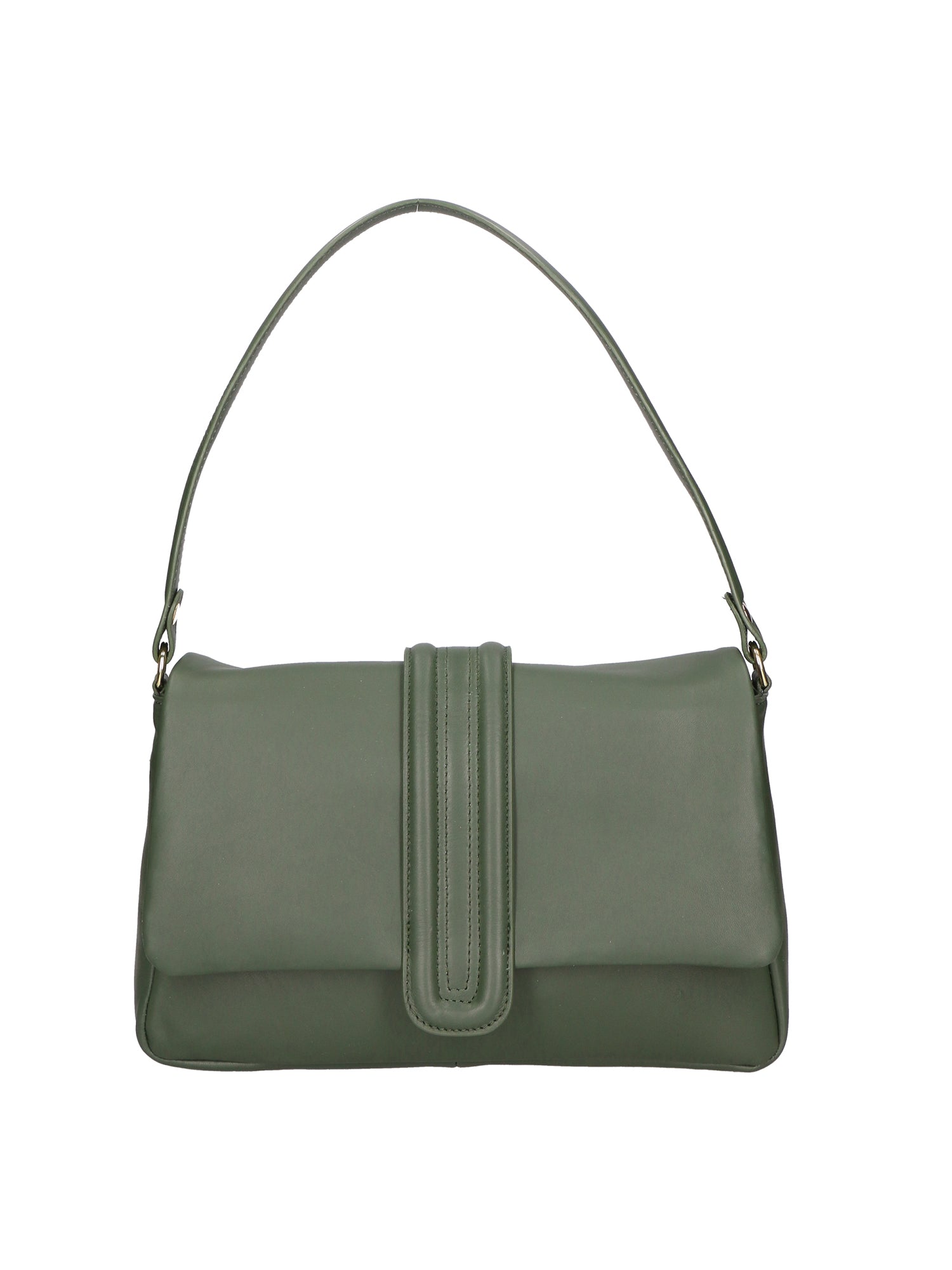 Jasmine Borsa a spalla da donna Vera pelle 06496-214 VERDE SCURO Gave Lux