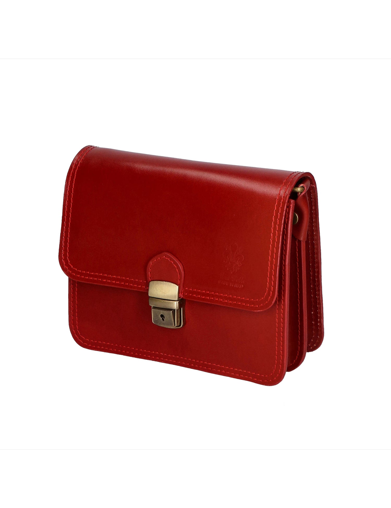 Bibiana Borsa a tracolla da donna Vera pelle 10018 1107-ROSSO RED Gave Lux