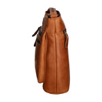 Borsa a tracolla da uomo Vera Pelle RFID HILB-3163-CUOIO Hill Burry