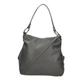 Bea Borsa a spalla da donna 100% pelle 05710-D27 GRIGIO SCURO DARK GREY Gave Lux