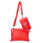 Ifigenia Borsa a tracolla da donna Vera pelle 05932-D58 ROSSO FERRARI Gave Lux