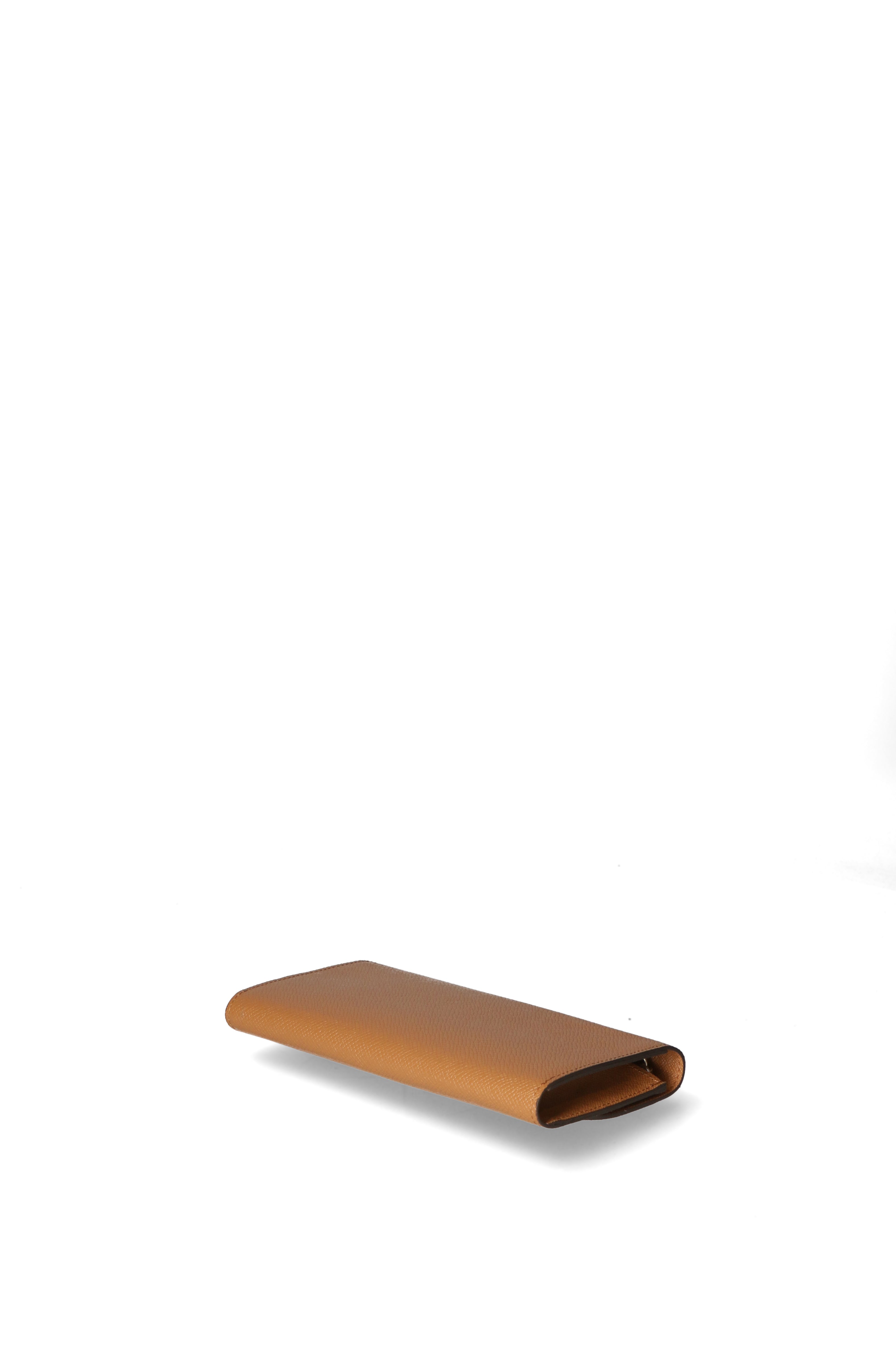 Marcella 60698 2-CUOIO COGNAC Portafoglio donna in vera pelle Gave Lux