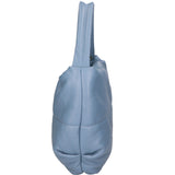 Virginia Borsa a spalla da donna Vera pelle 06495-S41 CELESTE SCURO Gave Lux